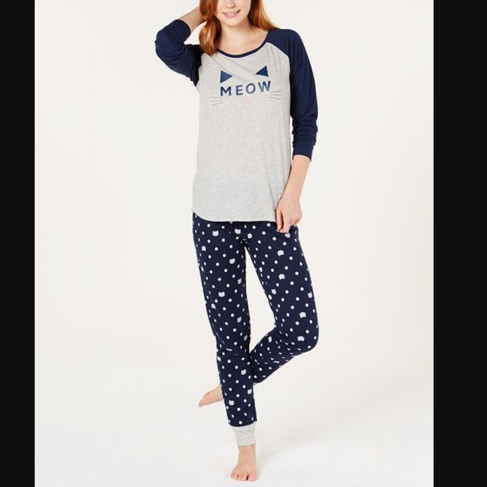 Jenni Three Piece Knit Pajama Set XL NWT HP - Picture 8 of 8